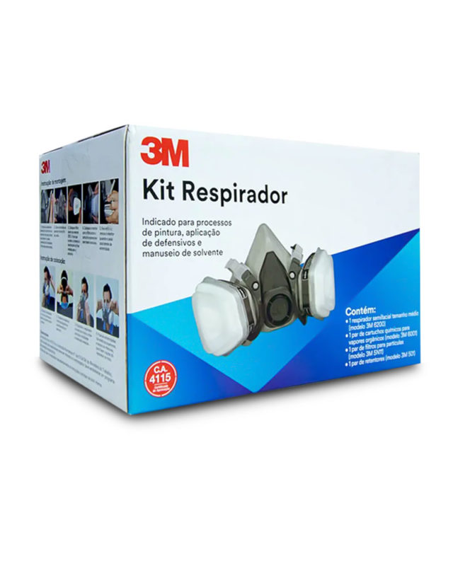 Kit Respirador 3M 6200