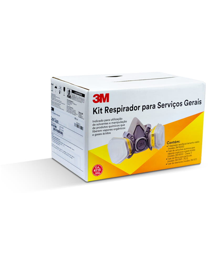 Kit Respirador para Serviços Gerais 3M™